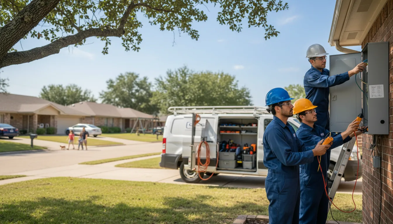 Emergency electrical repair services provided by licensed electricians in Alabama